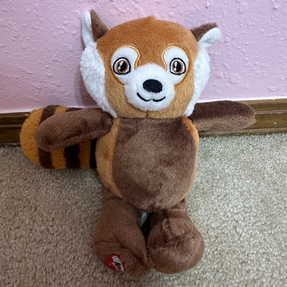 Kinder Red Panda Plush Stuffed Animal Toy Ferrero Canada Promo 9” Rare Find